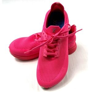 Flux Athletic Sneakers Neon Pink Mesh Lace Up Women's Size 9 Men's 7.5.5 W